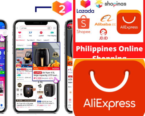 Online Shop 🛍️🛒🤑 cover photo collage