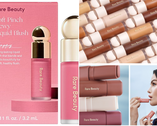 Rare Beauty cover photo collage