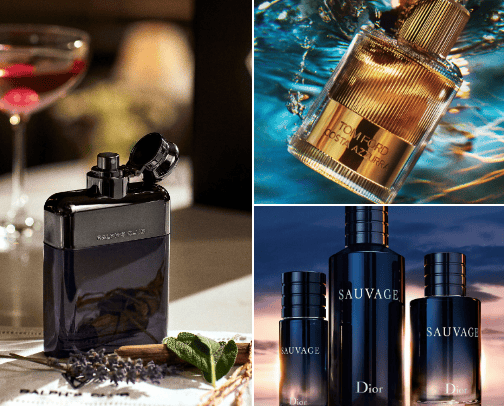 Perfumes For Men's cover photo collage