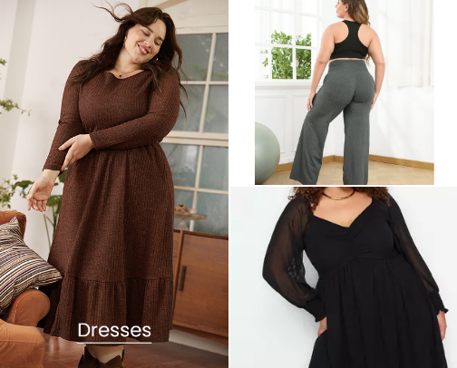 A Plus size Curve 😍 cover photo collage