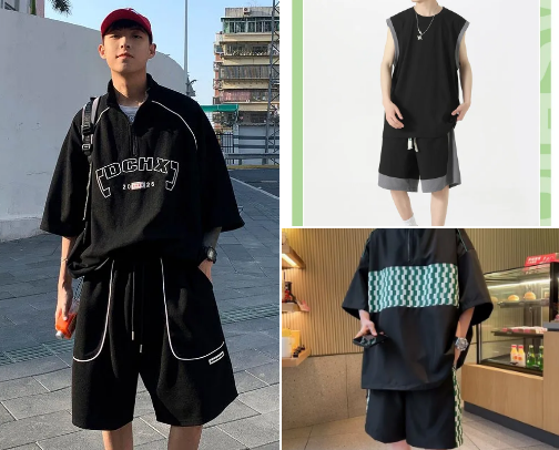 Sweatshort Set for Summer cover photo collage