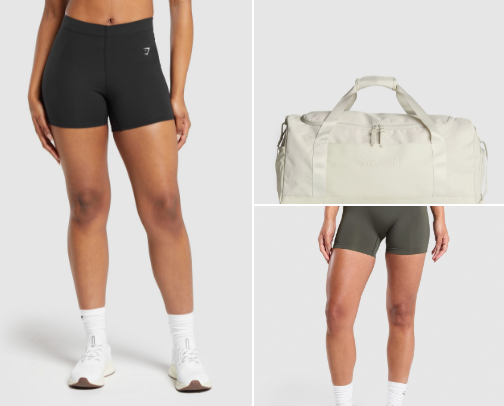 Gymshark sale essentials cover photo collage