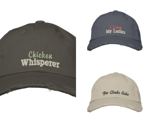 Chicken Lovers Baseball Caps cover photo collage