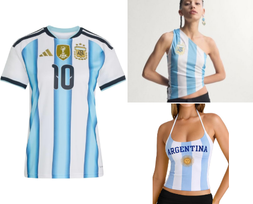 Argentina Soccer Outfit Ideas cover photo collage