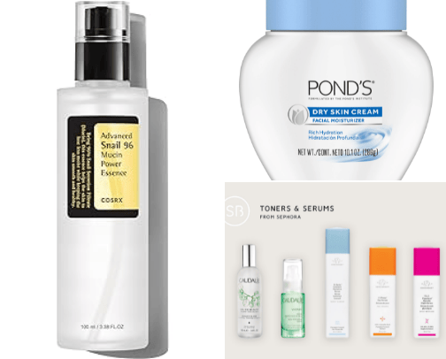 Skincare cover photo collage