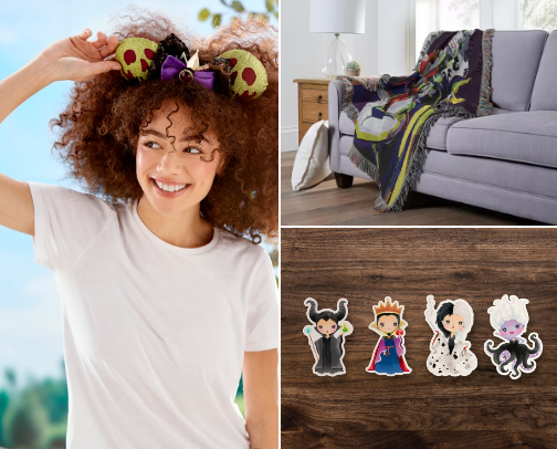 Let Out Your Evil Side with Disney Villain Merch cover photo collage