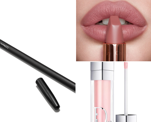 🍯 Soft Glam “Expensive Glow Lips” cover photo collage
