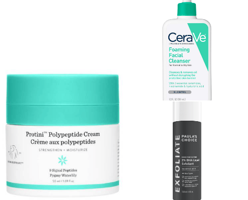 skincare favorites🩷 cover photo collage