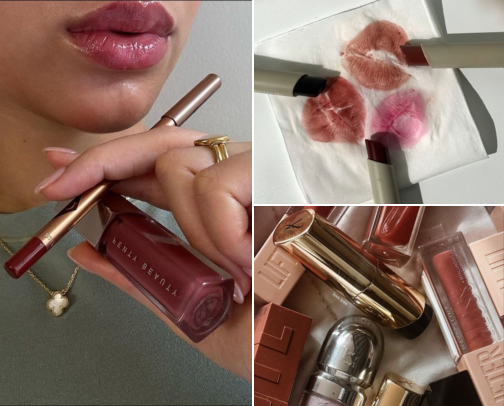 Current LIP COMBO rotation :3 cover photo collage