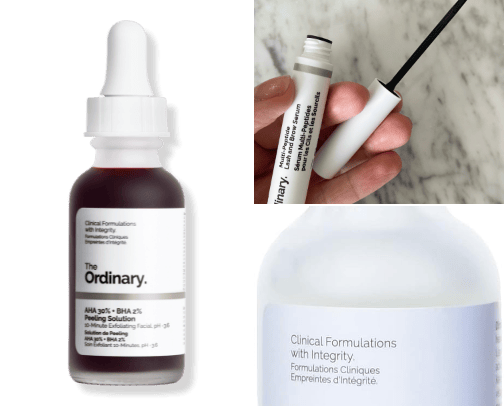 Things I use from The Ordinary cover photo collage