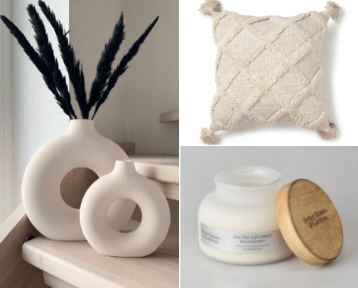 Boho home decor on a budget cover photo collage