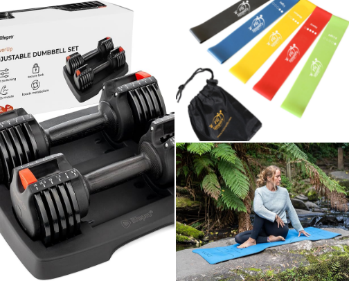10 Fitness Essentials to Build Your Home Gym on Any Budget cover photo collage