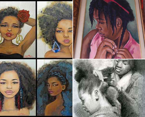 Beauty (Black Haircare) cover photo collage