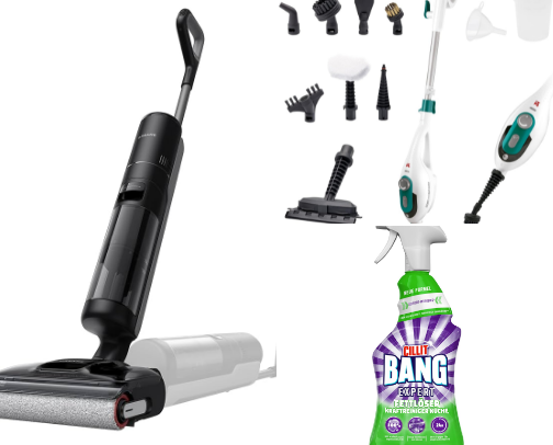 “Top Cleaning Gadgets That Actually Work 🧼✨ | Amazon Favorites cover photo collage