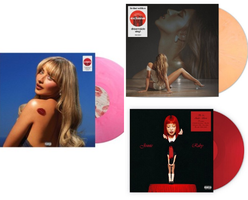 best vinyls(pop and kpop) and record players! cover photo collage