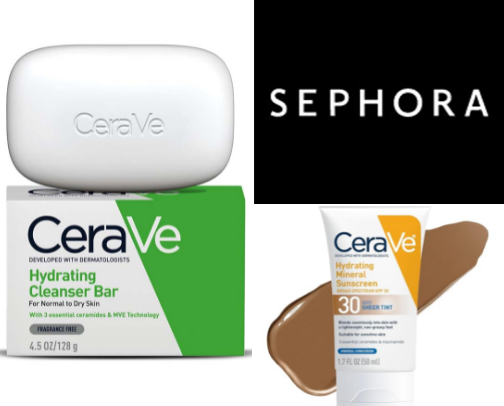 Beauty & Skincare cover photo collage