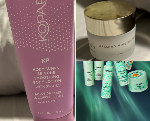 Moisturizers for the whole body cover photo collage