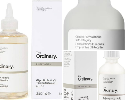 Skin care cover photo collage