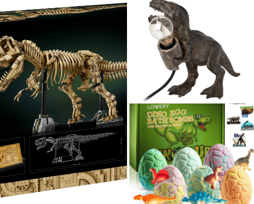 Dinosaur Gifts & Prehistoric Collectibles for Everyone cover photo collage