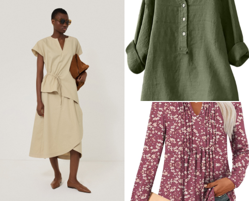 Relaxed Tunic Tops for Effortless Everyday Style cover photo collage