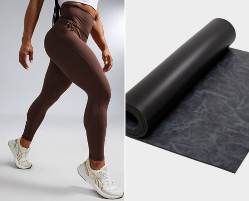 Yoga sets cover photo collage