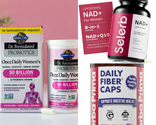 Daily Supplements for your 30’s Ladies cover photo collage