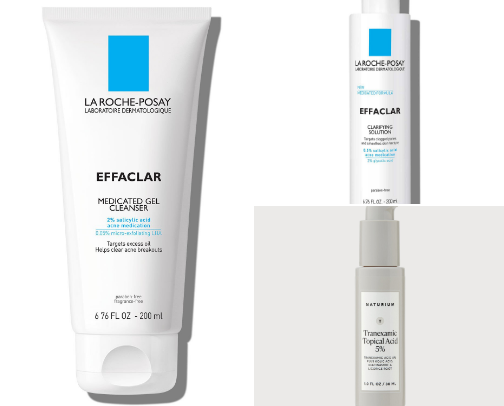 My holy grail skincare for acne prone skin🧖🏼‍♀️ cover photo collage