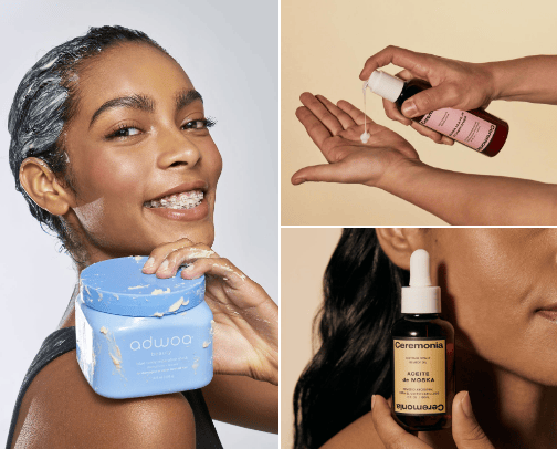 3C-4C Curly Hair Go-Tos cover photo collage