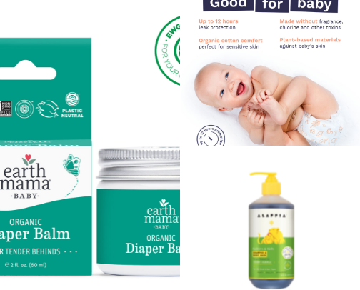 Non-Toxic 🚫 and Eco-Friendly ✅ Baby Products cover photo collage