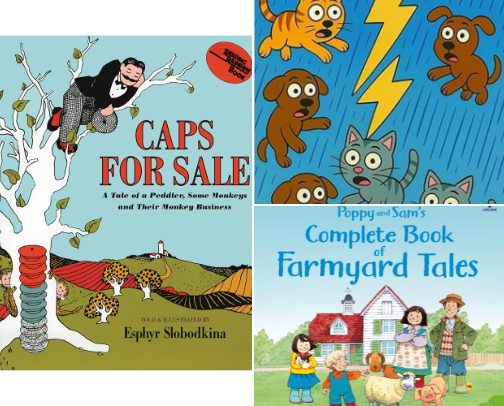 Books for speech therapy and speech delay cover photo collage