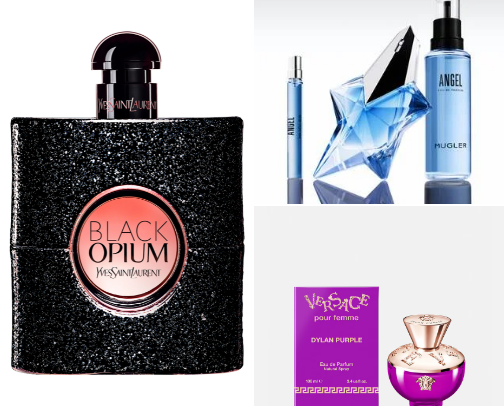 parfum cover photo collage