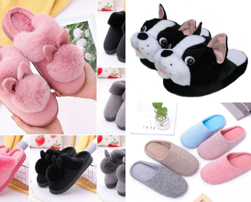 Funny and fashionable flip flops/slippers cover photo collage