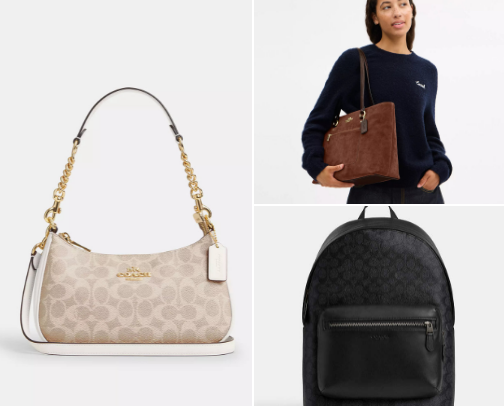 Coach Bag cover photo collage