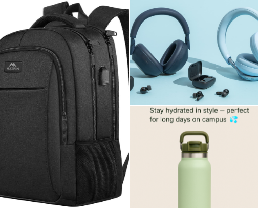 Back-to-School Must Haves for College ✨ cover photo collage