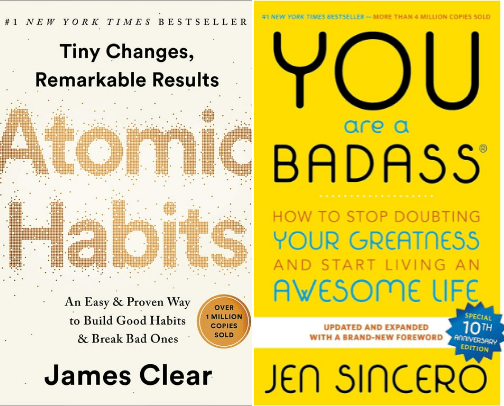 Books to Level You Up cover photo collage