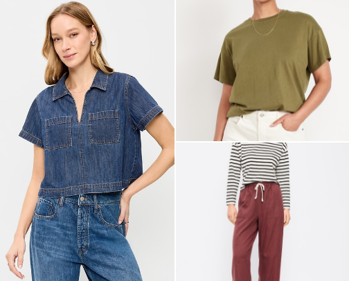 Gap/Old Navy March goodies cover photo collage