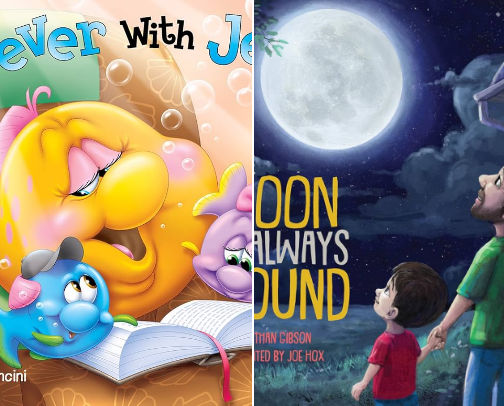 Children’s Books About Grief cover photo collage