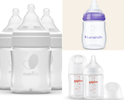 Best bottles for breastfed babies- Lactation Consultant approved cover photo collage