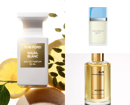 Top Summer Fragrances cover photo collage