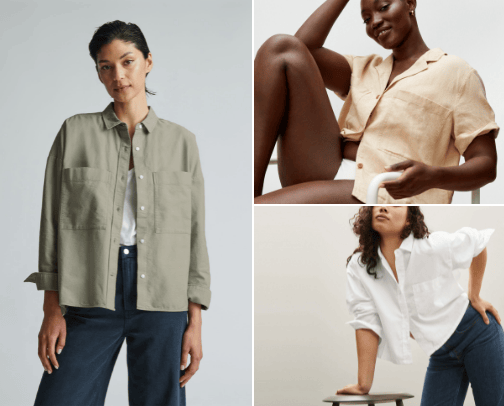 Women's Tops, Blouses & Shirts cover photo collage
