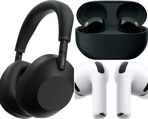 Must-Have Headphones & Earbuds Right Now cover photo collage