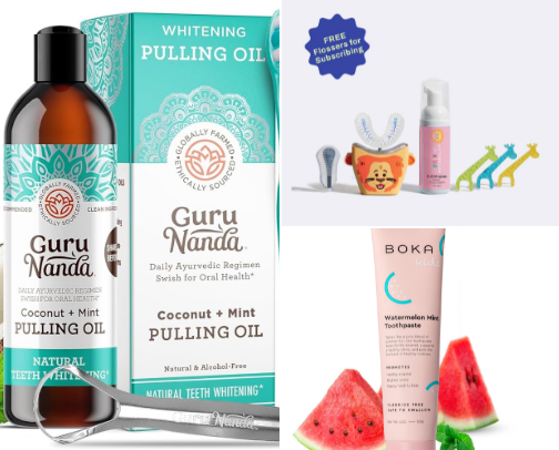 Healthy White Smile cover photo collage