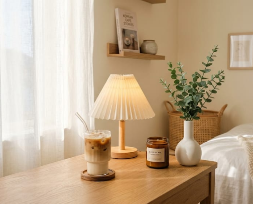 Turning Your Bedroom into an Aesthetic Cafe Space cover photo collage