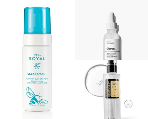 Fav skin care for acne prone skin cover photo collage