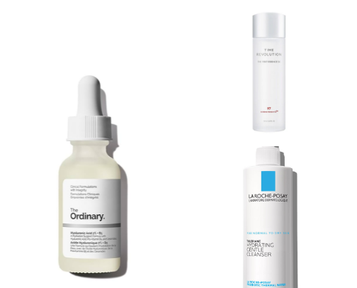Skincare for dry & senstive skin🫧 cover photo collage