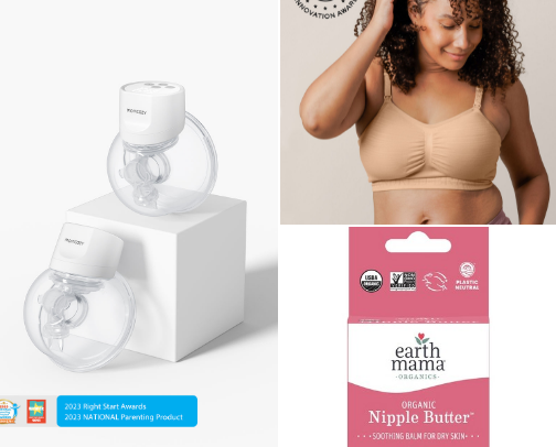Breastfeeding & pumping favs cover photo collage
