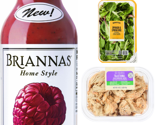 Bright, Fresh, and Perfect for Summer Meal Prep - Strawberry & Blueberry Chicken Salad Recipe cover photo collage