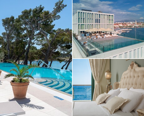 Best hotels and places on Croatia coast cover photo collage