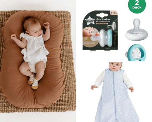 baby must haves cover photo collage