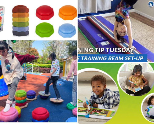 Educational toys/ gross motor play cover photo collage